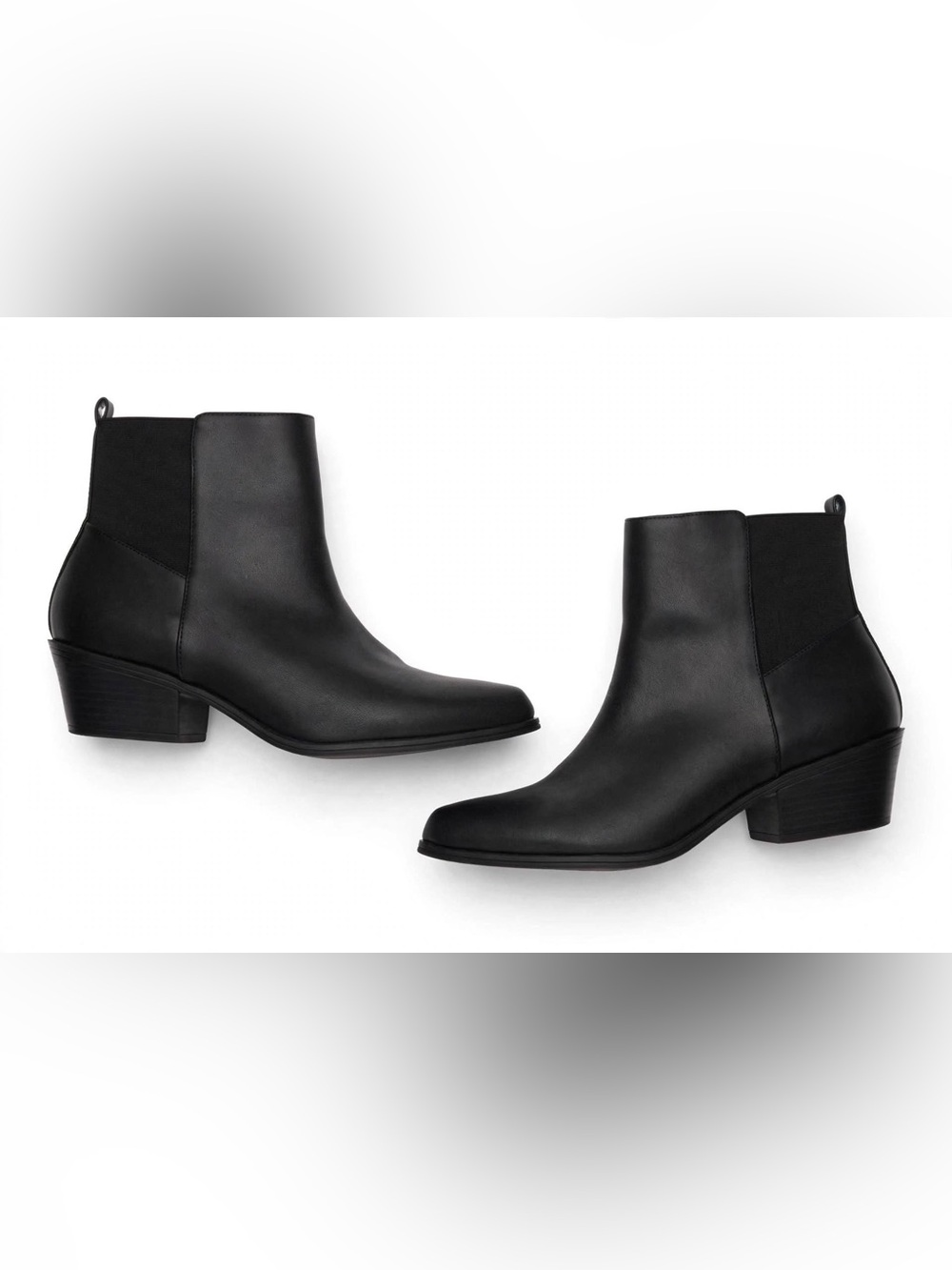 LAST CHANCE!!! Black Chelsea Boots, NWOT, size 9.5. Two inch heel.
